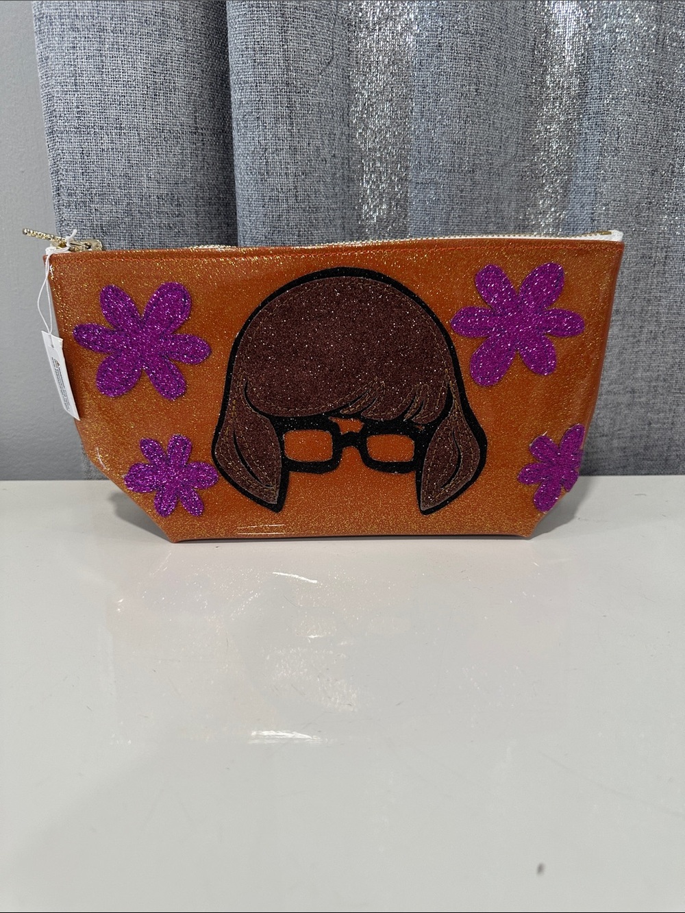 Scooby Doo Velma character girls cosmetic bag. NWT.